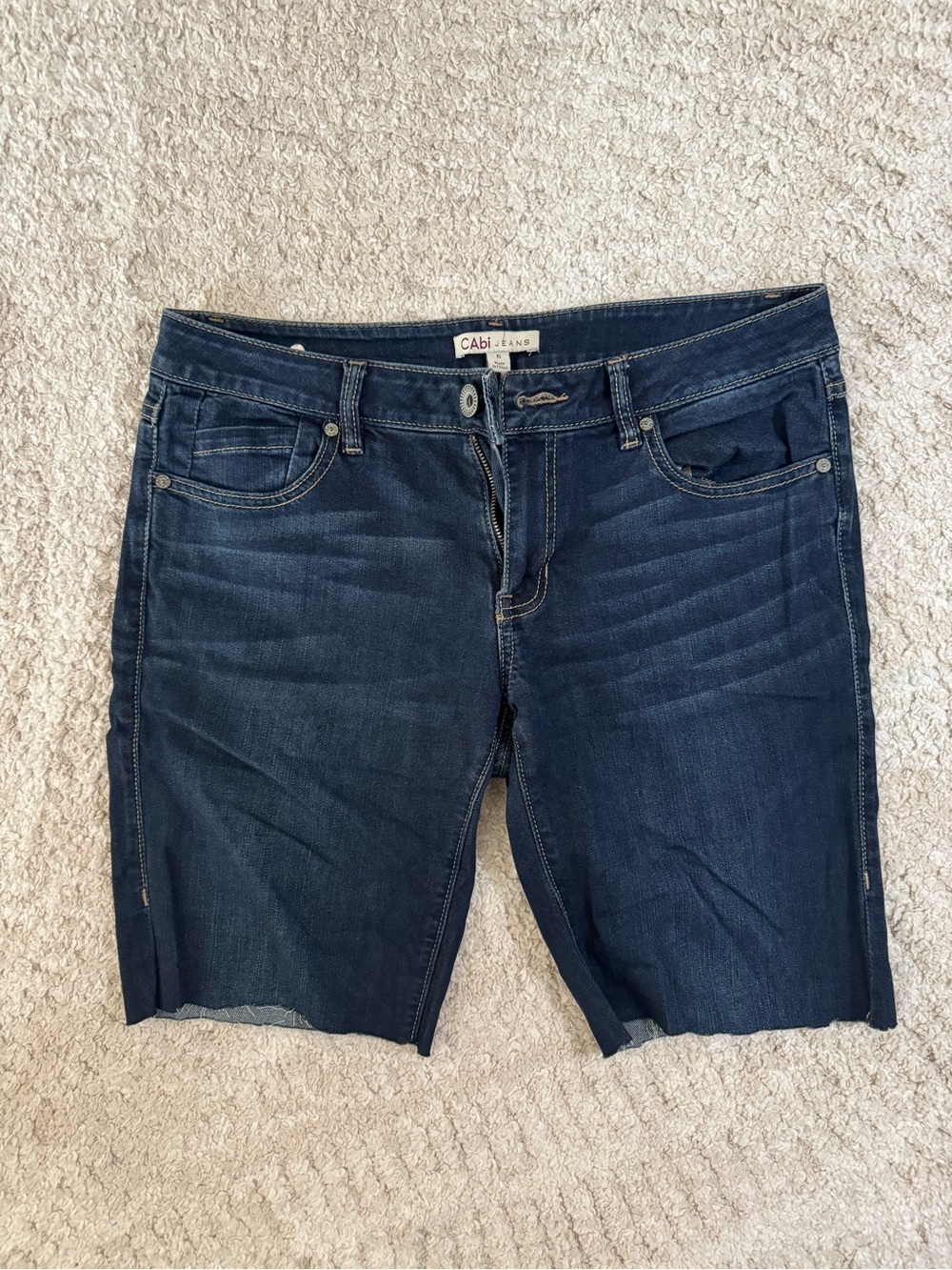 CAbi factory cut off shorts - size 6 - EUC!!